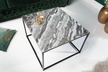 Elegante salontafel ELEMENTS 50cm grijs met gepolijst, Huis en Inrichting, Ophalen of Verzenden, Nieuw