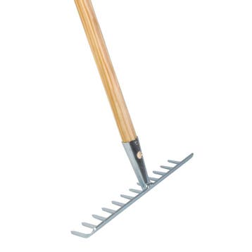 Talen Tools Verzinkte Tuinhark - 30 cm - Zonder Steel, Ophalen of Verzenden, Nieuw, Hark