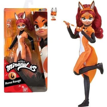BANDAI Miraculous Ladybug - Modepop 26 cm: Rena Rouge, Kinderen en Baby's, Verzenden, Nieuw