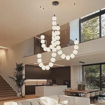 Moderne Scandinavische Plafondlamp met Bolvormige Lampjes -, Verzenden, Nieuw