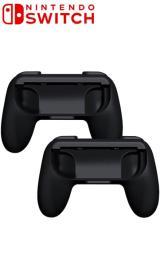 Switch Joy-Con Grip Third Party 2 stuks Zwart - iDEAL!, Ophalen of Verzenden, Zo goed als nieuw