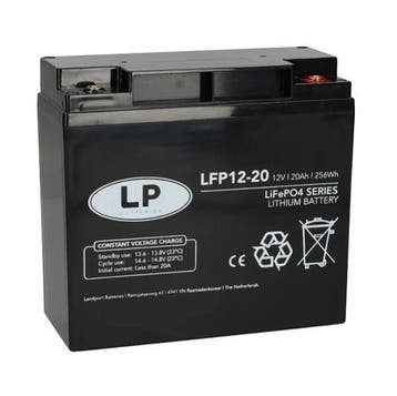 Landport LFP12.8-20 Lithium accu 12.8V, 20Ah, origineel, Verzenden, Nieuw