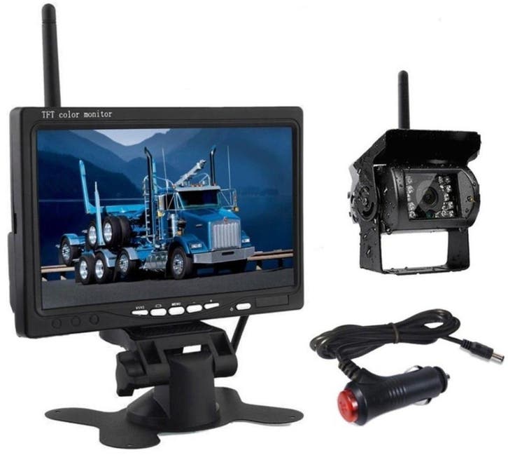 Draadloze Achteruitrijcamera set met 7 inch scherm Open doos, Auto diversen, Achteruitrijcamera's, Nieuw, Draadloos, Verzenden
