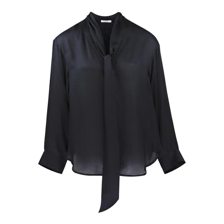 Graumann • zwarte blouse Roya • XS, Kleding | Dames, Tops, Zwart, Nieuw, Maat 34 (XS) of kleiner, Verzenden