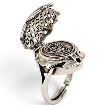 Zilver - Ring - Antieke zegelring met deksel