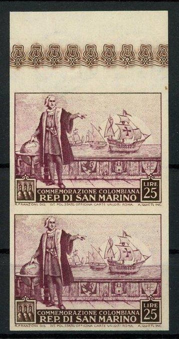 San Marino 1952 - 5e eeuwfeest van de geboorte van, Gestempeld