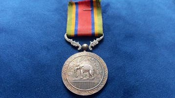 Thailand. Silver Chakra Mala Medal 15 Years of