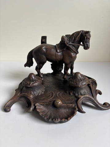 Inktpot - Equestrisch - Regule ( zwaar zink legering)