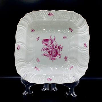 Herend - Exquisite Large Square Serving Bowl (27,5 cm) -