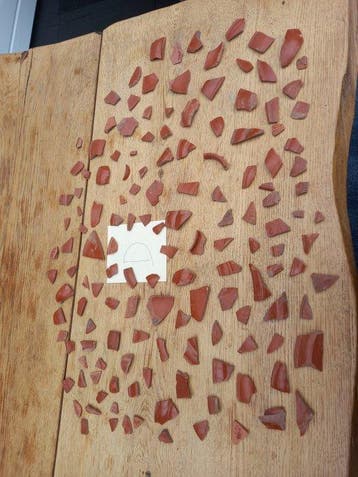 Oud-Romeins Terracotta lot of pottery shards - 5 cm (Zonder