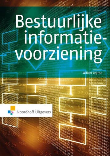 9789001846046 Bestuurlijke informatievoorziening, Boeken, Verzenden, Zo goed als nieuw, Willem Leijnse