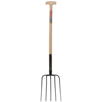 Talen Tools Mestvork – 5 Tanden – 85 cm Steel – Met Va, Tuin en Terras, Hand-tuingereedschap, Ophalen of Verzenden, Nieuw, Hark