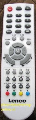Afstandsbediening Lenco dvt-2236, Ophalen of Verzenden, Nieuw, Origineel