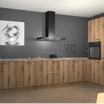 Goud Eiken keuken Khao Lak 73144, Verzenden, Nieuw