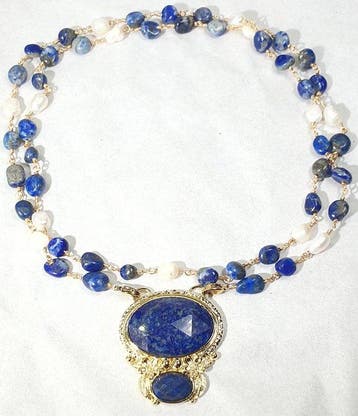Natuurlijke lapis lazuli uit Afghanistan en natuurlijke