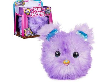 Veiling - Fur Fluffs - Interactieve Fluffy Knuffel - Paars, Nieuw