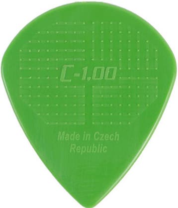 Janicek Picks D-Grip Jazz C plectrum 1.00 mm 6-pack, Ophalen of Verzenden, Nieuw, Elektrische gitaar