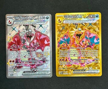 Pokémon - 2 Card - Charizard 228/197 Full art, Holo -, Nieuw