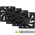 Hyte FA12 120mm PWM Fan 4 Pack [PITCH BLACK], Verzenden, Nieuw