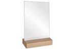 Kaarthouder A5 Plexi Met Houten Voet - Beuken, Verzenden, Nieuw in verpakking, Etalage