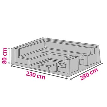 Loungesethoes (280 x 230 x 80 cm, PP), Tuin en Terras, Verzenden, Nieuw