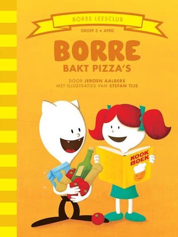 Borre bakt pizzas / De Gestreepte Boekjes - Jeroen Aalbers, Verzenden, Zo goed als nieuw, Jeroen Aalbers