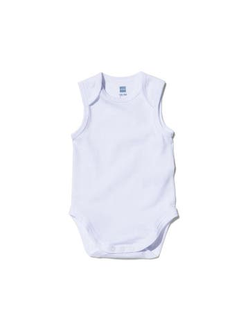 HEMA Romper organic katoen stretch - 2 stuks wit, Kinderen en Baby's, Verzenden, Nieuw