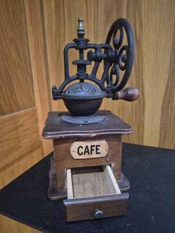 Koffiemolen - Hout, IJzer