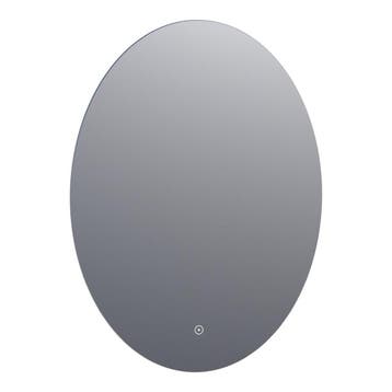 Brauer Ruby Spiegel - Ovaal - 60 cm - met Directe, Huis en Inrichting, Woonaccessoires | Spiegels, Ophalen of Verzenden, Nieuw