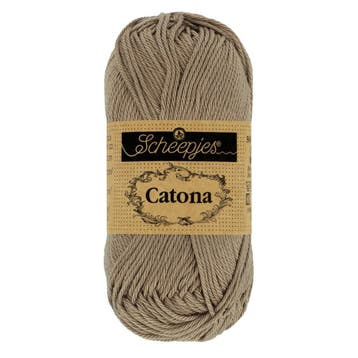 Scheepjes Catona 25g - 254 Moon Rock - Haakgaren / Breigaren, Ophalen of Verzenden, Nieuw, Breien of Haken, Wol of Garen