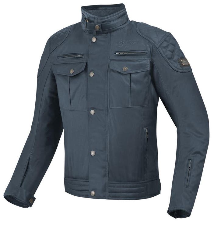 Bogotto Barton Waterdichte Gewaxte Motorjas Blauw, Motoren, Kleding | Motorkleding, Heren, Nieuw met kaartje, Jas | textiel, Verzenden