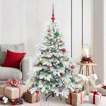 vidaXL Kunstkerstboom met 150 LED met standaard Wit 150 cm, Verzenden, Nieuw