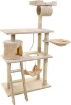 Krabpaal Katten 140cm Beige | Hangmat | Nieuw | Scherpe P..., Dieren en Toebehoren, Ophalen of Verzenden, Nieuw