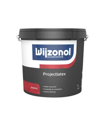 Projectlatex Mat Wit en Lichte Kleuren 2,5 liter, Ophalen of Verzenden, Nieuw