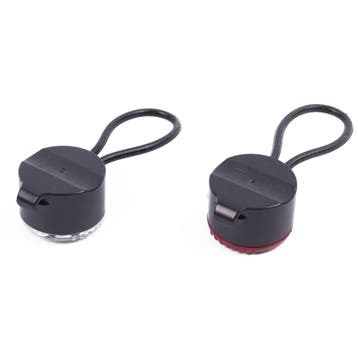 Benson Ronde LED fietslamp set - 3 lichtstanden - 2-delig..., Ophalen of Verzenden, Nieuw