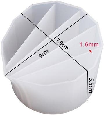 Siliconencup epoxy mengen 5 vaks per stuk voor resin, zeep, Ophalen of Verzenden, Nieuw