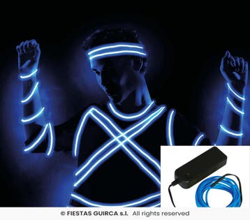 Blauwe LED Draad, Verzenden, Nieuw, Feestartikel