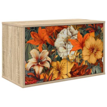 vidaXL Wandgemonteerd tv-meubel GENNEP 69 x 33 x 40 cm, Huis en Inrichting, Minder dan 50 cm, Verzenden, Nieuw, Minder dan 100 cm