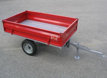 Kiepwagen voor minitrekkers, 1000 kg hydraulisch kippend, Ophalen of Verzenden, Nieuw