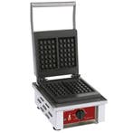 Elektrisch Wafelijzer 2 Platen type Luik 4x6, Zakelijke goederen, Horeca | Keukenapparatuur, Ophalen of Verzenden, Nieuw in verpakking