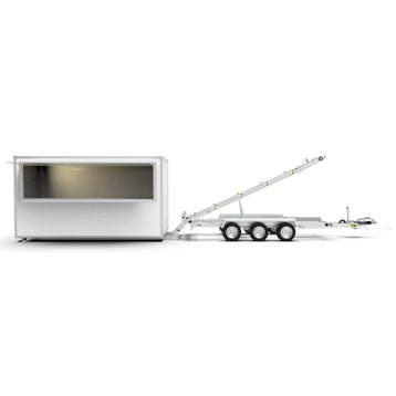 Snackwagen foodtruck, Marktkraam afzetsysteem