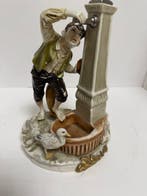 Capodimonte - Figuur - Scena Pastorale: Fanciullo alla