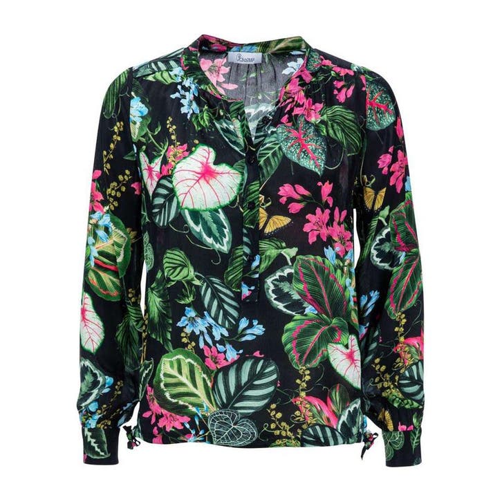 Princess goes Hollywood • fleurige blouse • 42, Kleding | Dames, Tops, Groen, Nieuw, Maat 42/44 (L), Verzenden