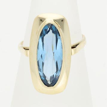 Ring - 14 karaat Geel goud - Spinel, Nieuw