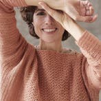 Haakpatroon Damestrui met vierkantstructuur van Silky Lace, Hobby en Vrije tijd, Breien en Haken, Ophalen of Verzenden, Nieuw