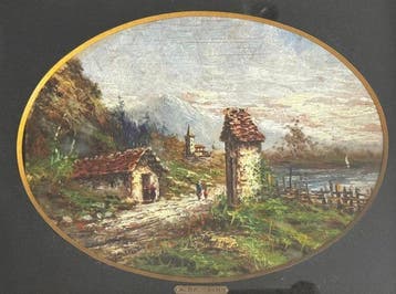Athos Renzo Brioschi (1910-2000) - Paesaggio campestre