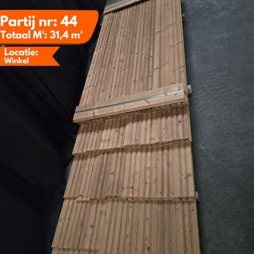 Thermo vuren triple rhombus 2150t/m3450x140-130x20mm, Ophalen of Verzenden, Nieuw