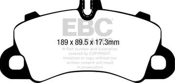 EBC 2018+ Porsche Cayenne (3rd Gen) 3.0L Turbo Bluestuff, Ophalen of Verzenden, Nieuw