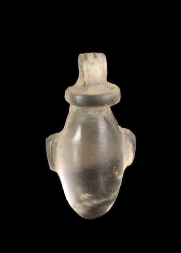 Oude Egypte, late periode rotskwarts Hartamuleet (Zonder