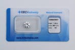 1 pcs Diamant (Natuurlijk) - 1.35 ct - Rond - F - VS1 - HRD, Nieuw